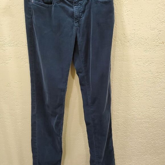 Ag Adriano goldschmied jeans womens size 26 green corduroy the stevie slim strai - Picture 8 of 10